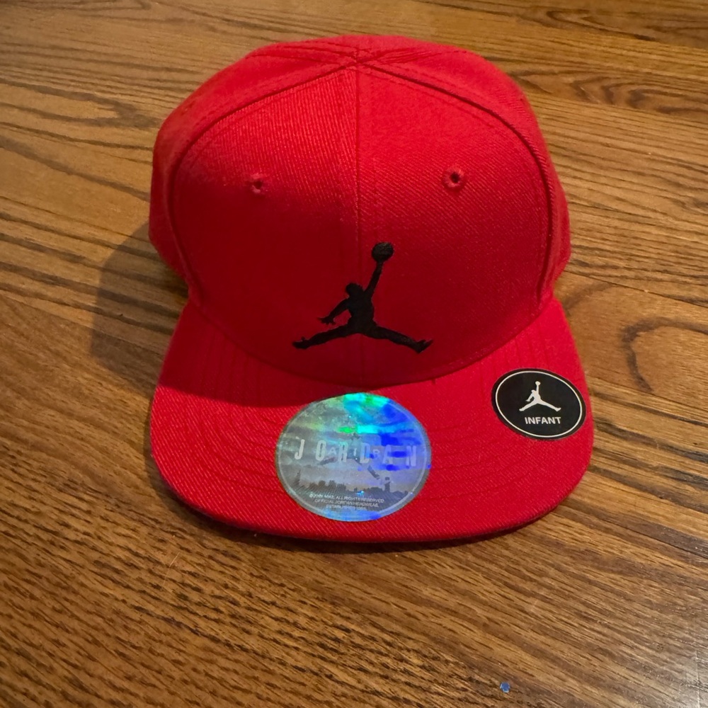 Jordan Infant Cap in Vibrant Red
